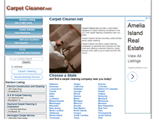 Tablet Screenshot of carpetcleaner.net